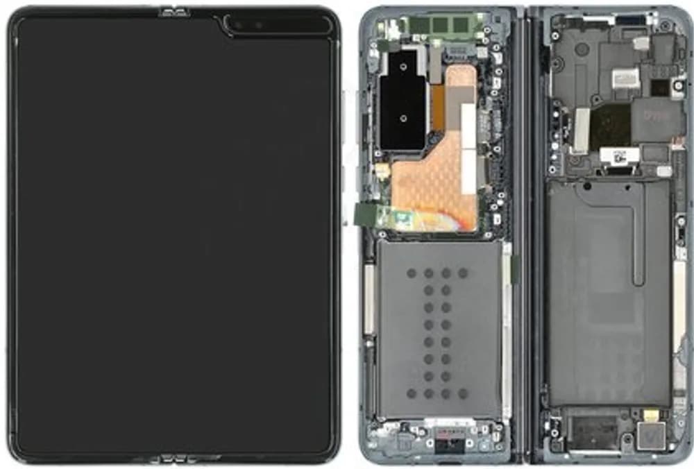 Inner display Samsung Galaxy Z Fold (5G) - Original - Cosmos Black