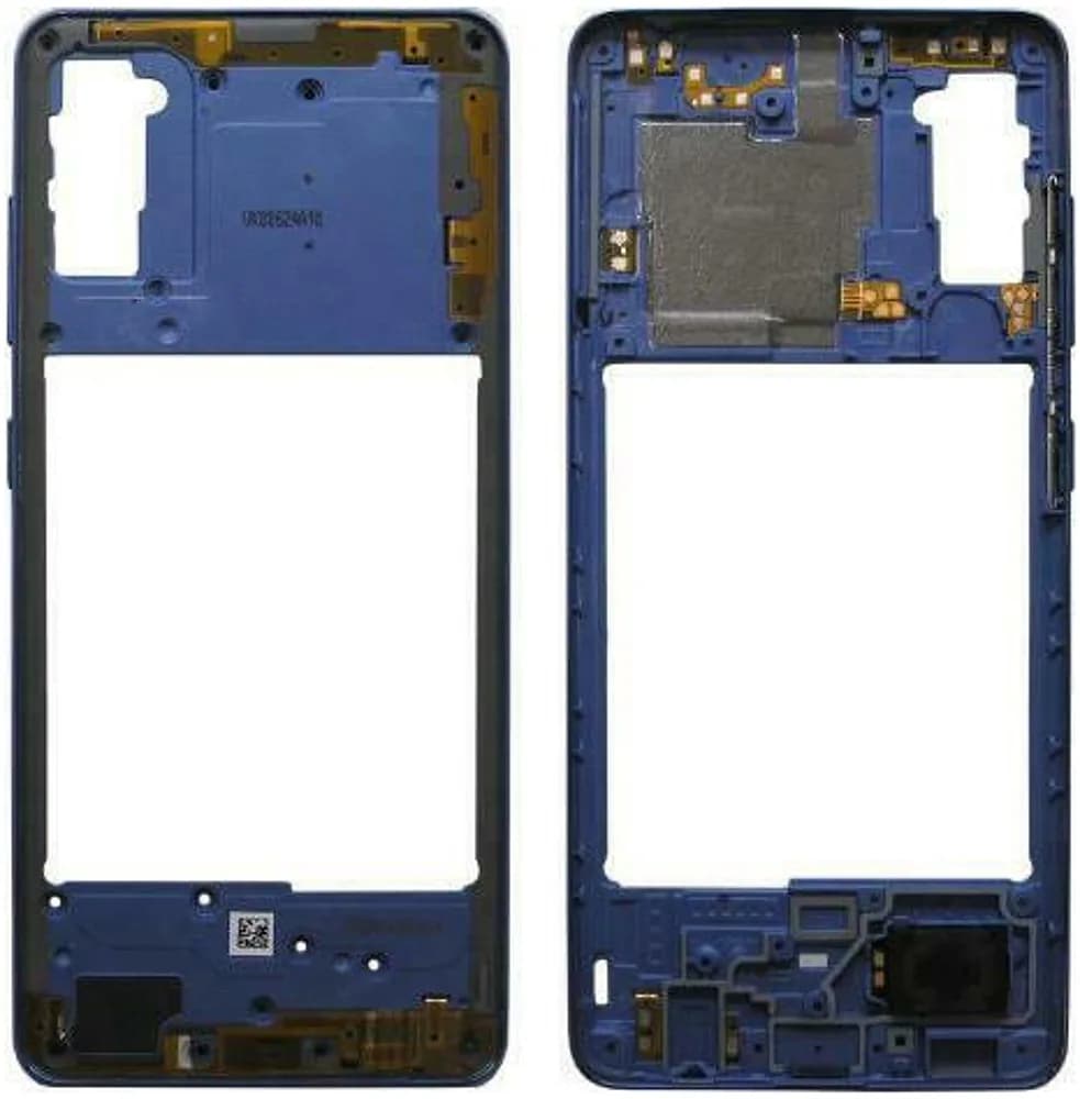 Middle frame Samsung Galaxy A41 - Original - Blue