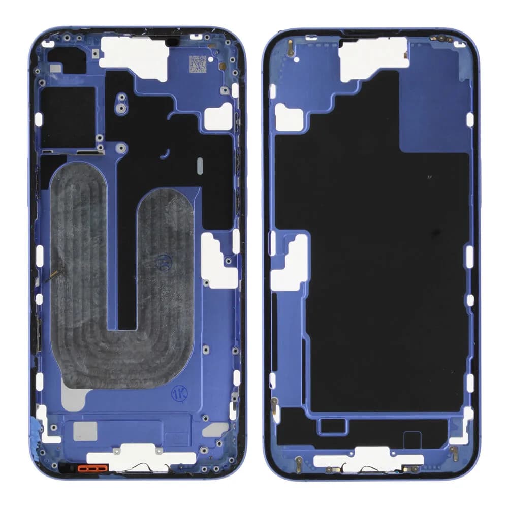 Middle frame iPhone 16 Plus excl. small parts - Pulled A - Blue