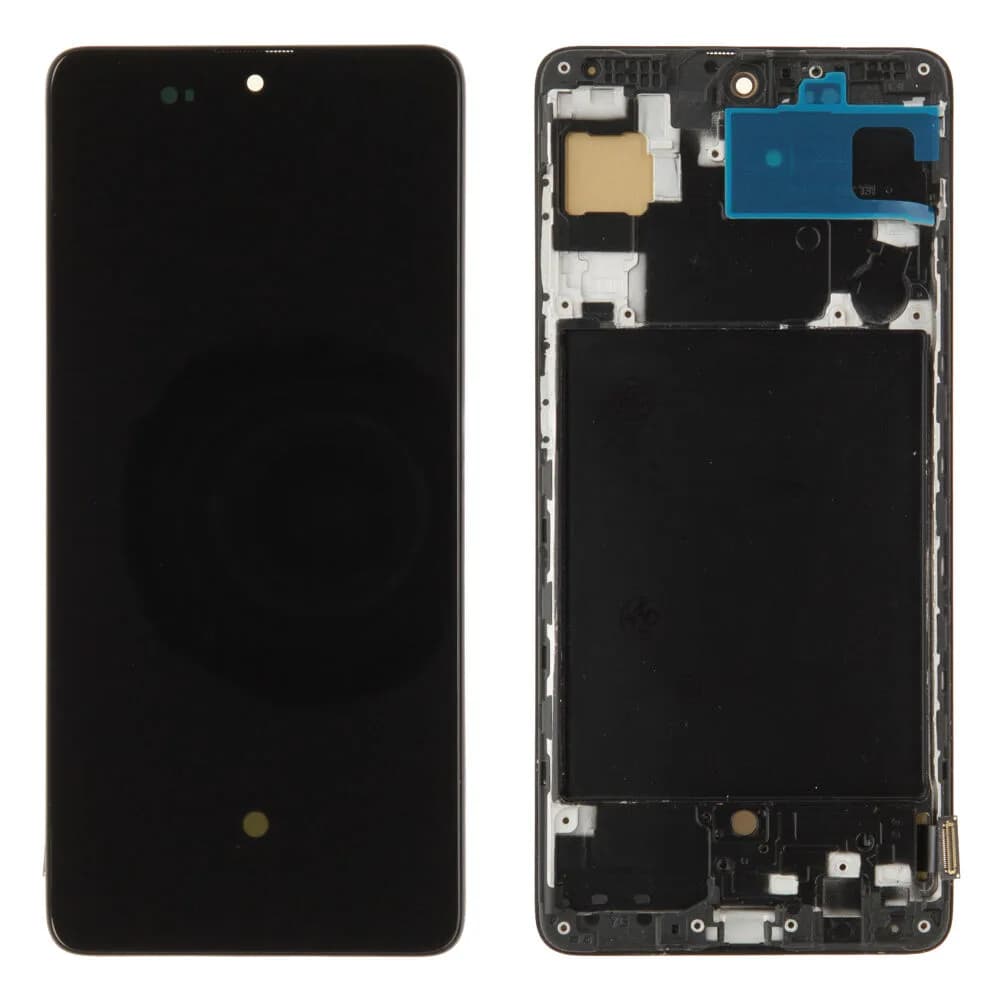 Display Samsung Galaxy A71 - Compatible (soft) - Black