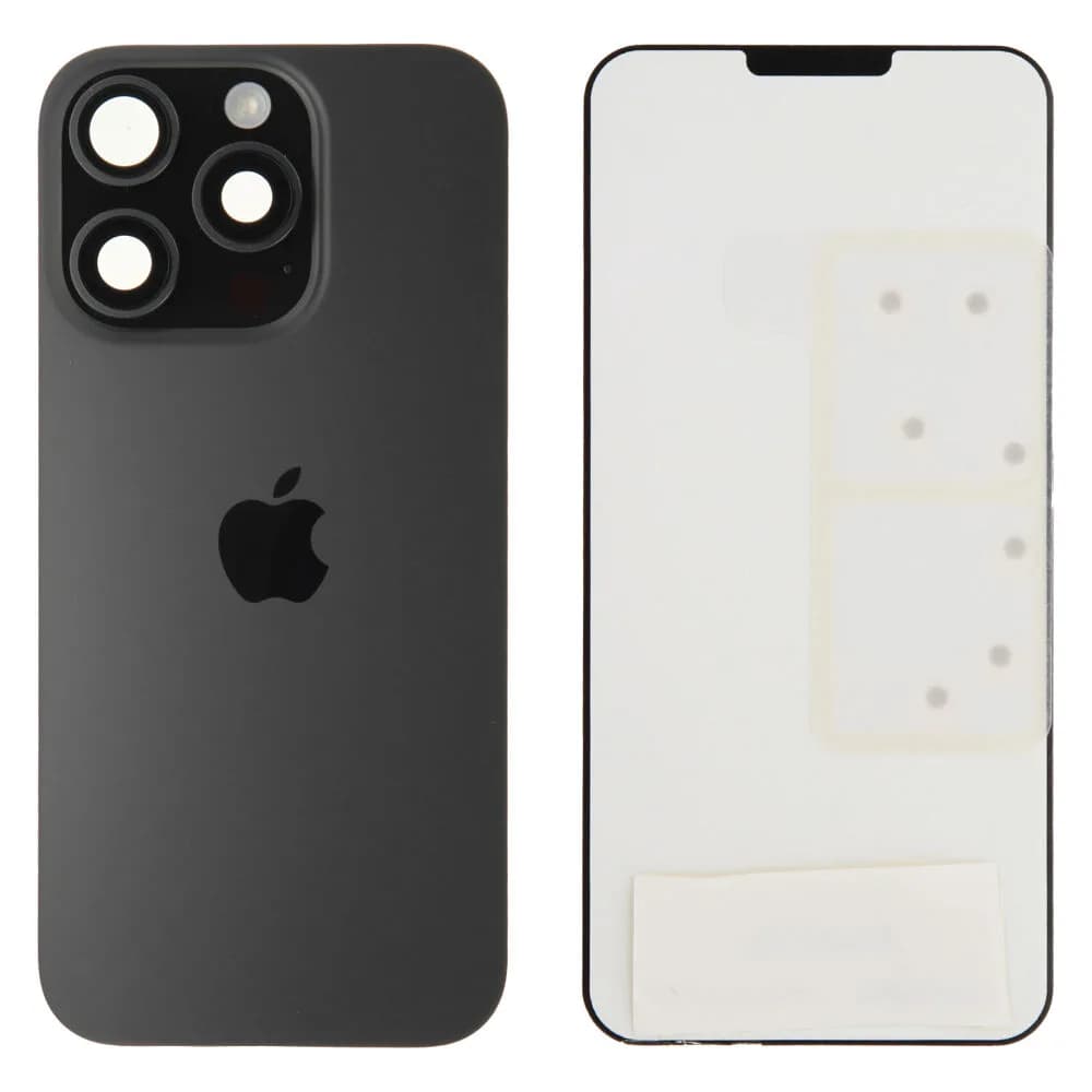 Back glass Apple iPhone 16 Pro - Original - Black Titanium