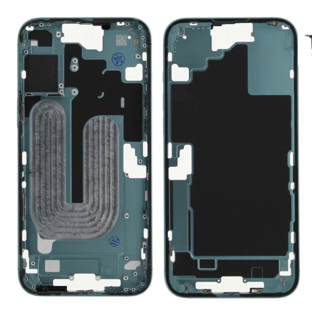 Middle frame iPhone 16 Plus excl. small parts - Pulled A - Green