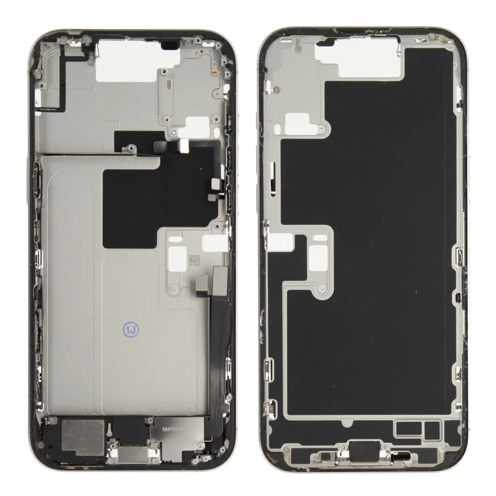 Middle frame incl. small parts iPhone 16 Pro Max - Pulled A - White