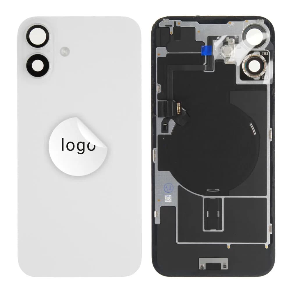 Back glass iPhone 16 Plus - Pulled B - White