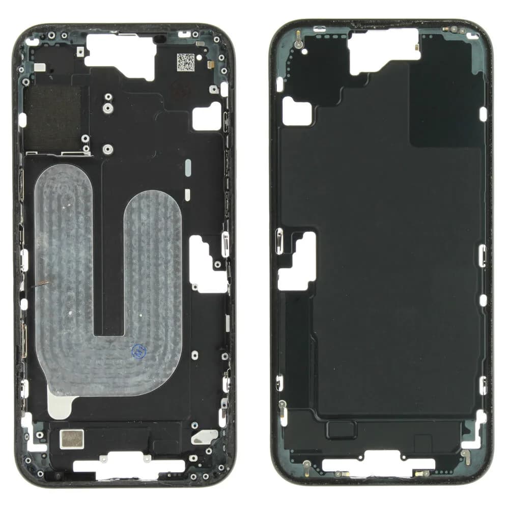 Middle frame iPhone 16 Plus excl. small parts - Pulled A - Black