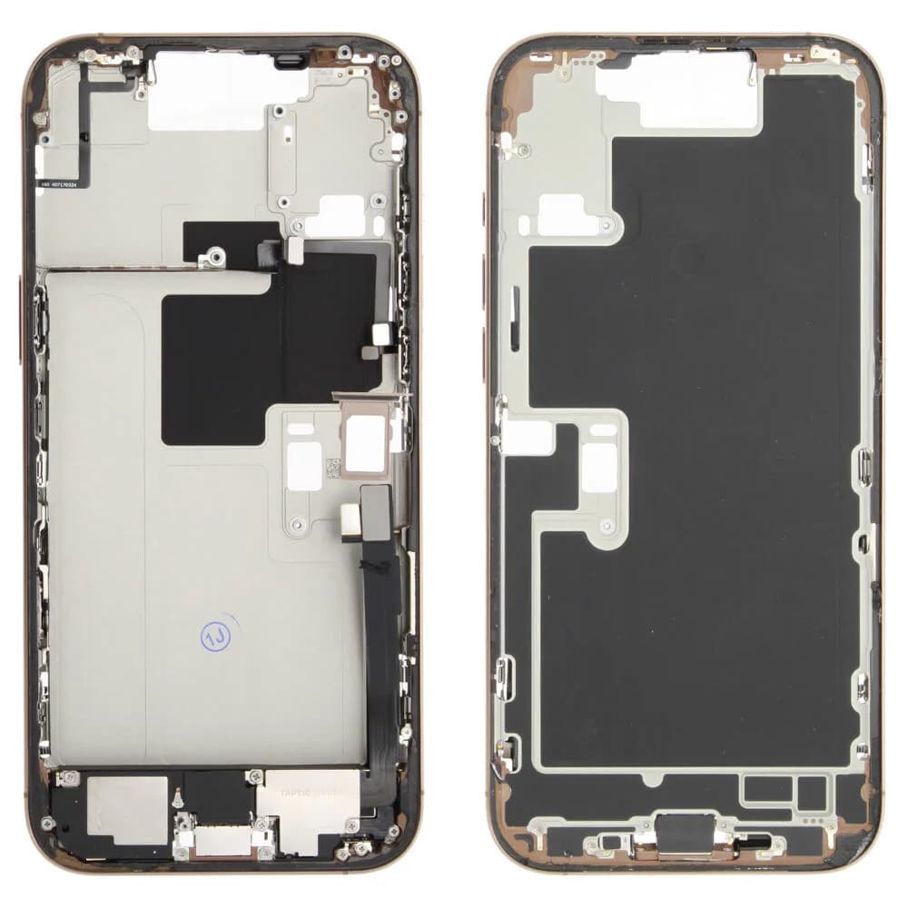 Middle frame incl. small parts iPhone 16 Pro Max - Pulled C - Desert Titanium