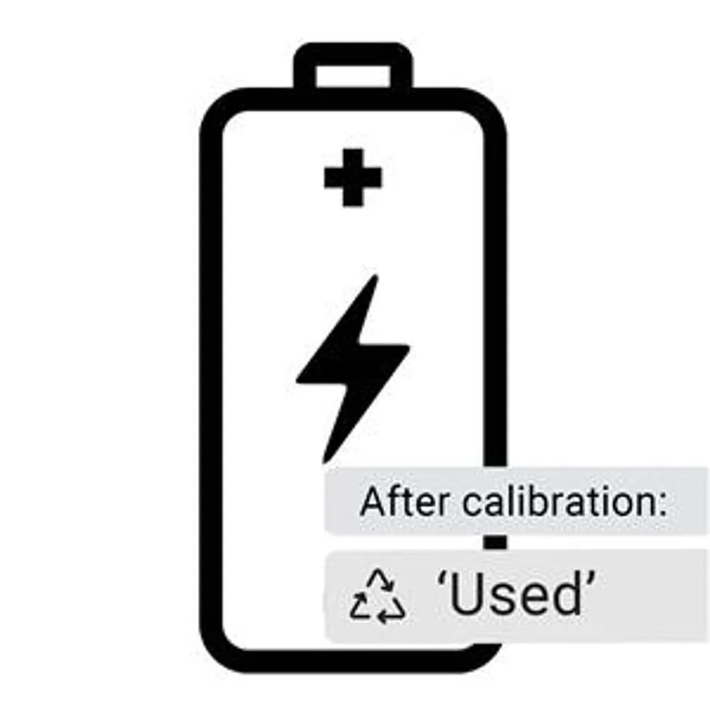 Battery high capacity, calibrated used iPhone 15 - Compatible