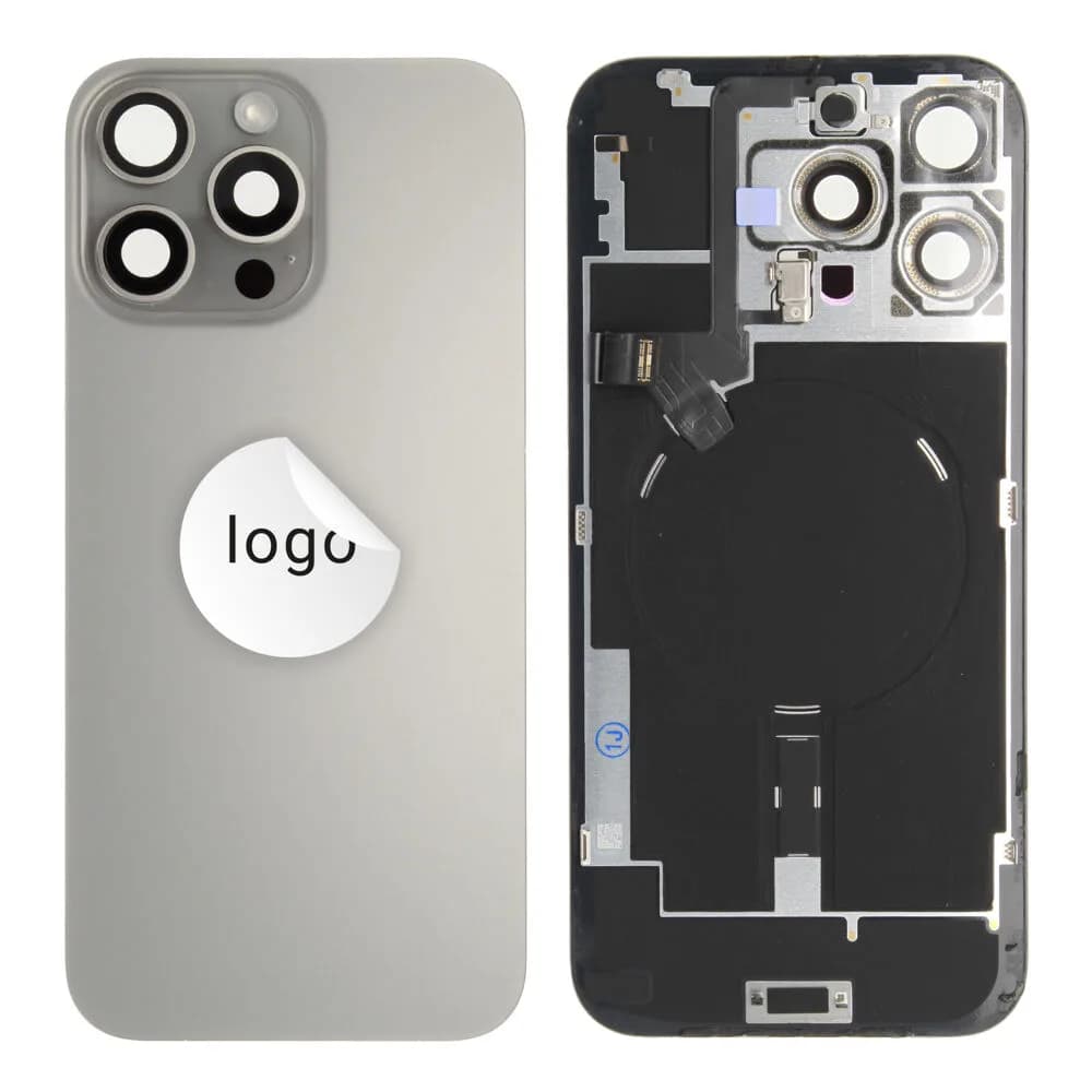 Back glass iPhone 16 Pro Max - Pulled A - Grey