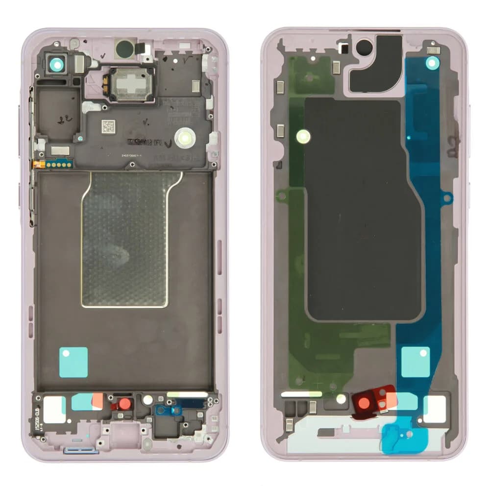 Middle frame Samsung Galaxy A55 (5G) - Original - Lavender