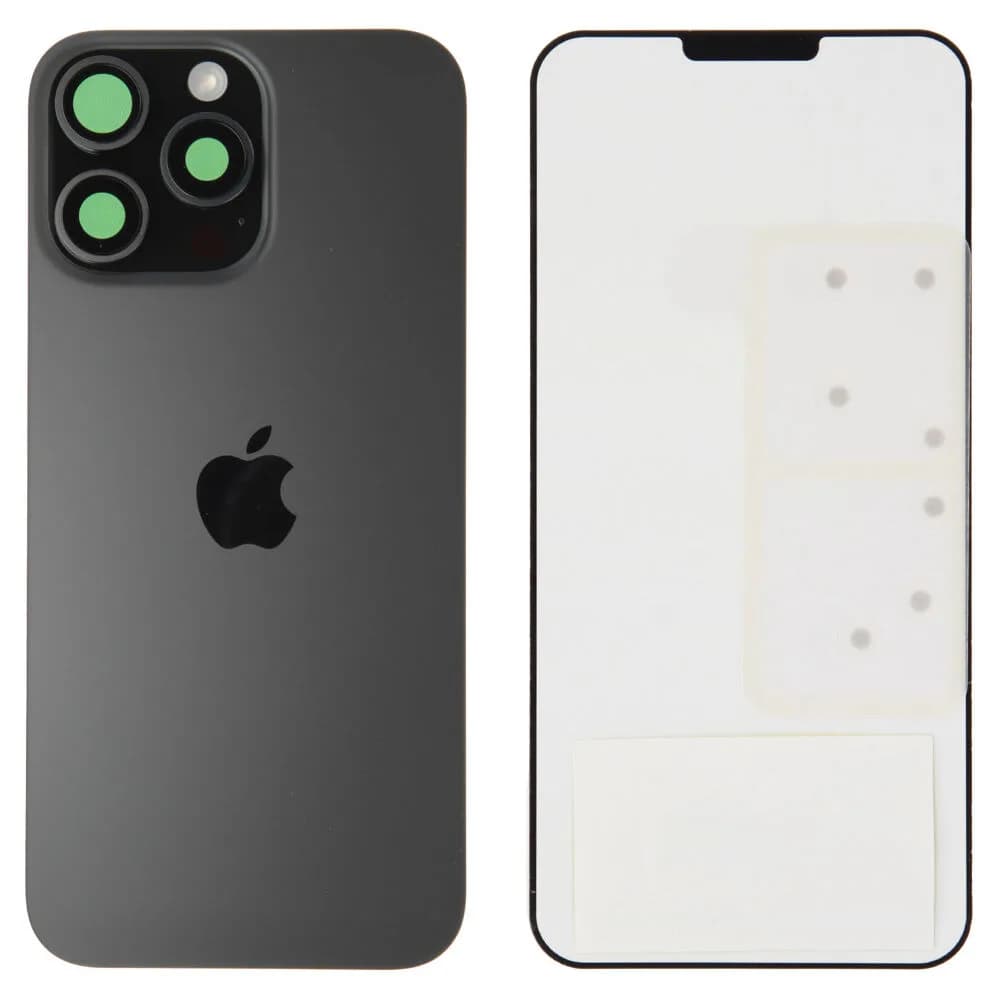 Back glass Apple iPhone 16 Pro Max - Original - Black Titanium