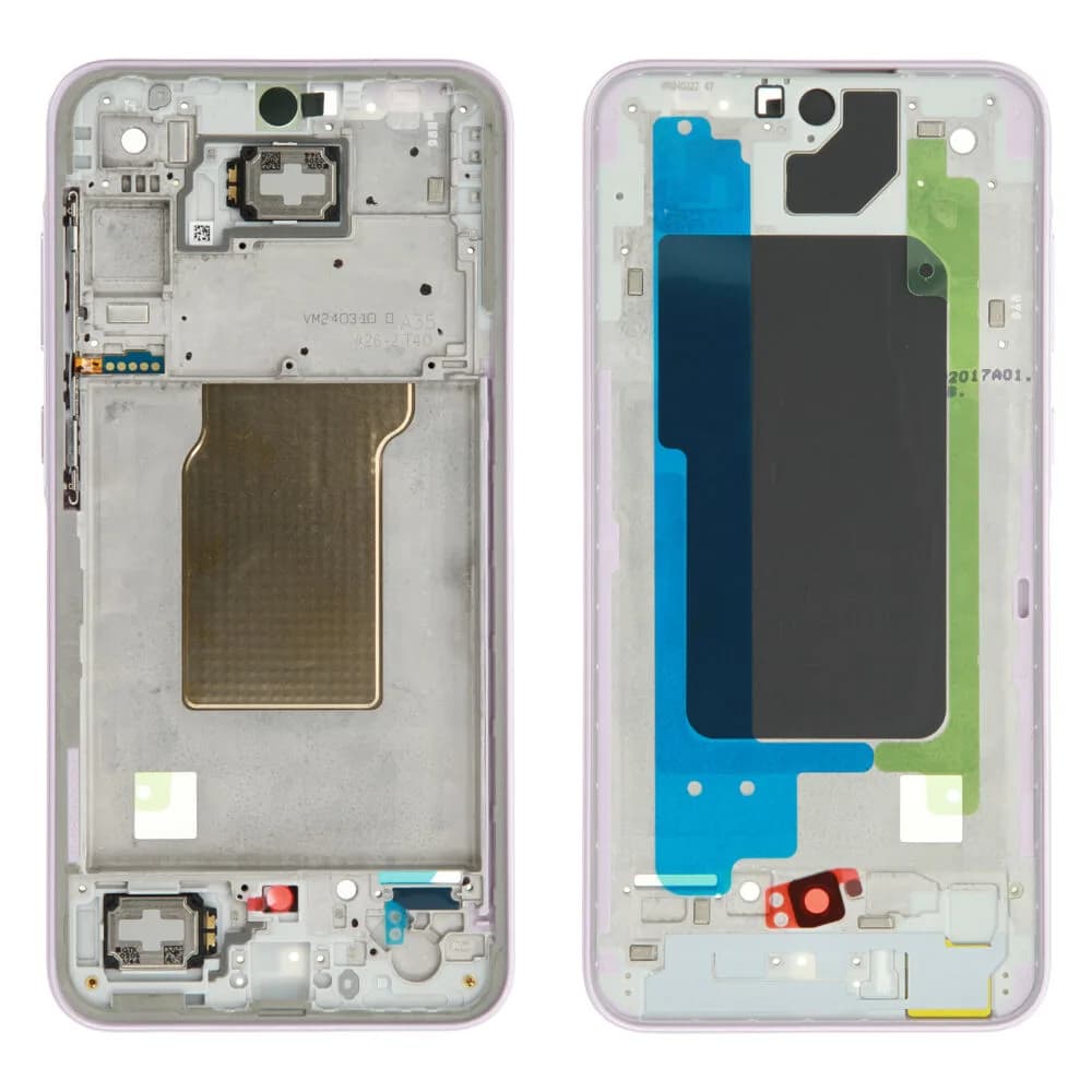 Middle frame Samsung Galaxy A35 (5G) - Original - Lavender