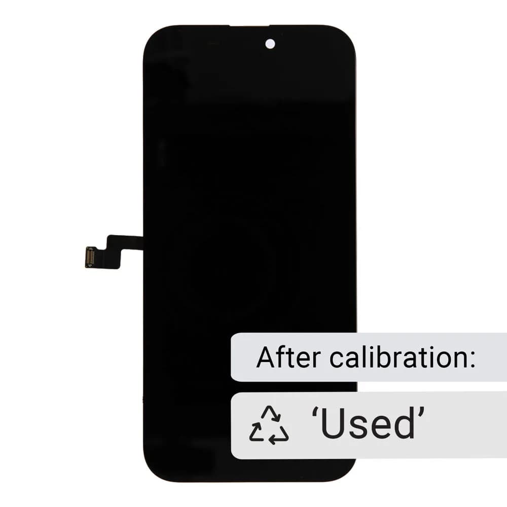 Display soft OLED with original front flex cable iPhone 16 Pro Max - Pulled