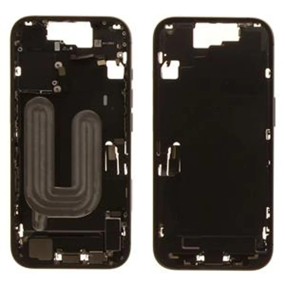 Middle frame incl. small parts iPhone 17 - Pulled C - Black