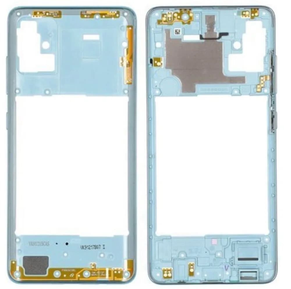 Middle frame Samsung Galaxy A51 - Original - Blue