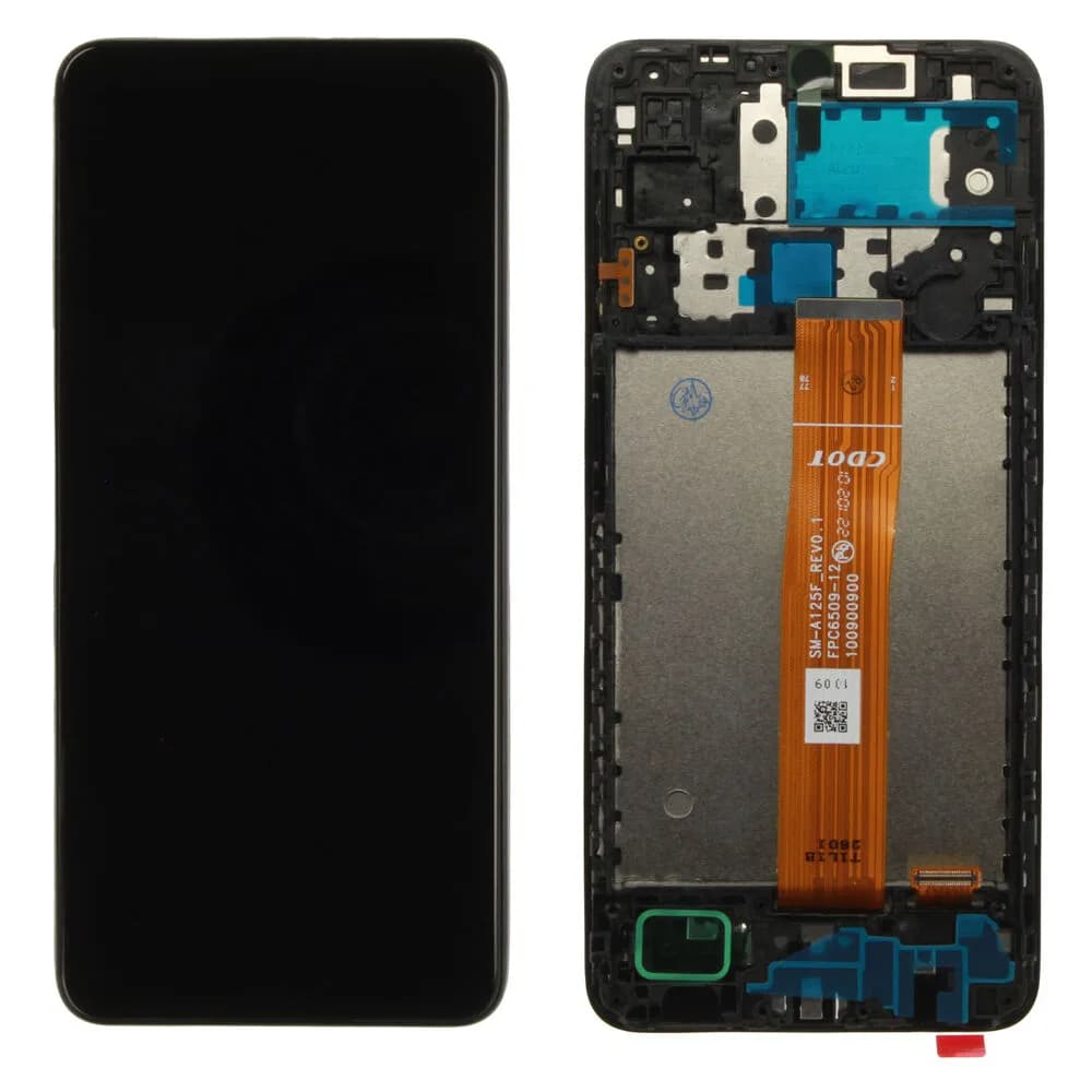 Display Samsung Galaxy A12 - Refurbished - Black