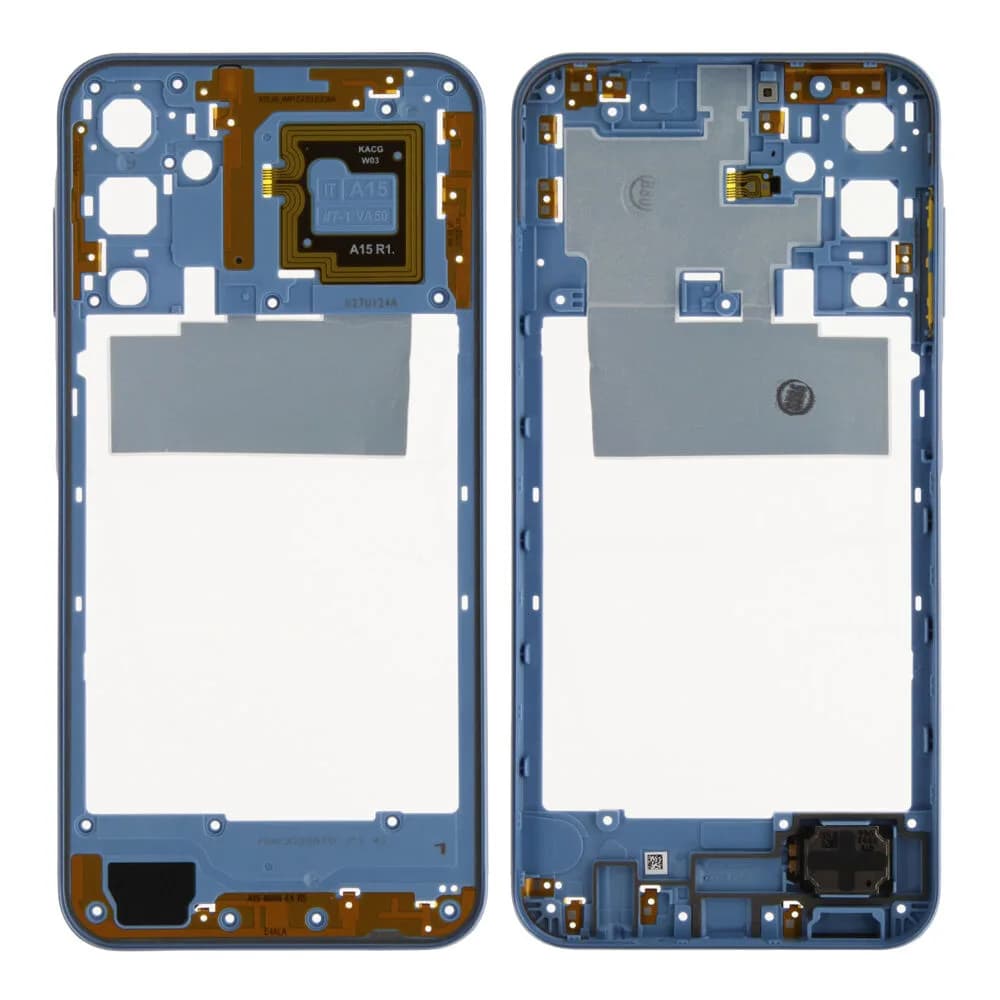 Middle frame incl. speaker Samsung Galaxy A15 (5G) - Original - Blue