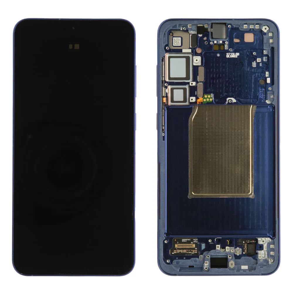 Display incl. pre-assembled frame Samsung Galaxy S25 Plus - Original - Dark Blue