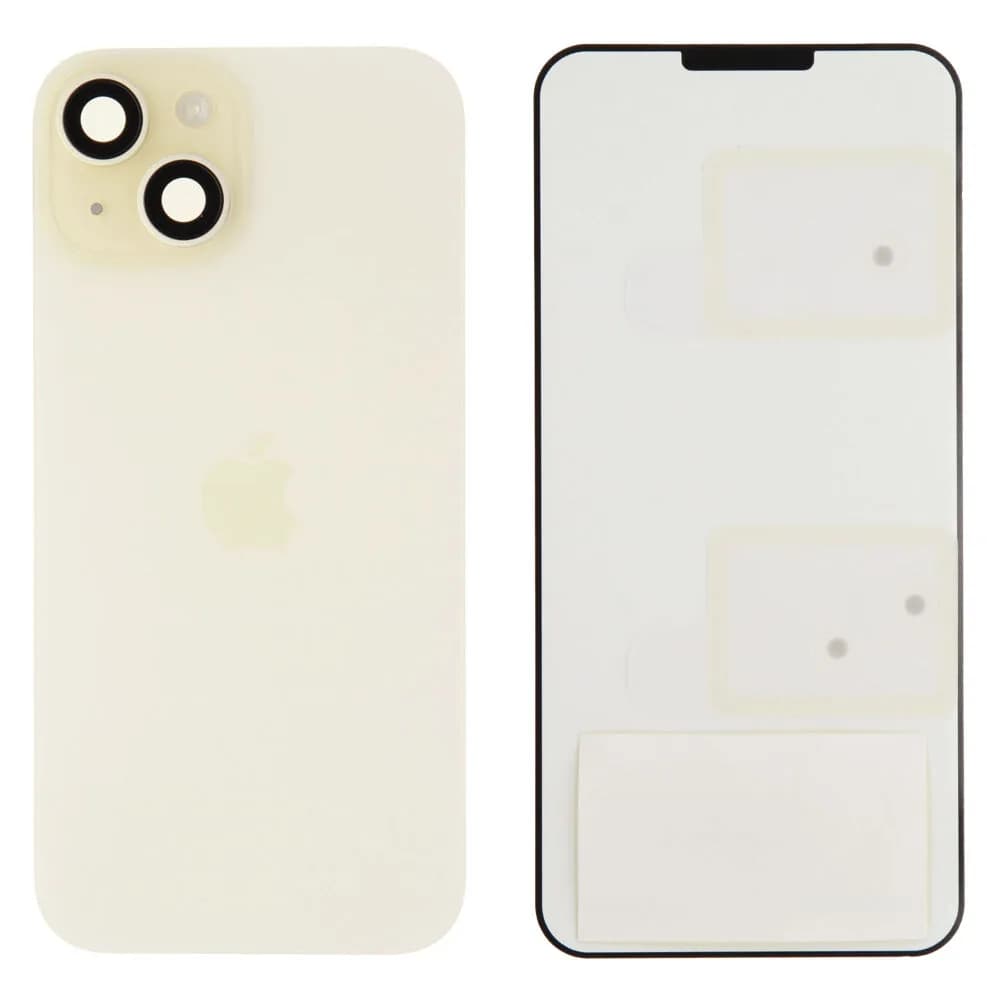 Back glass Apple iPhone 15 - Original - Yellow