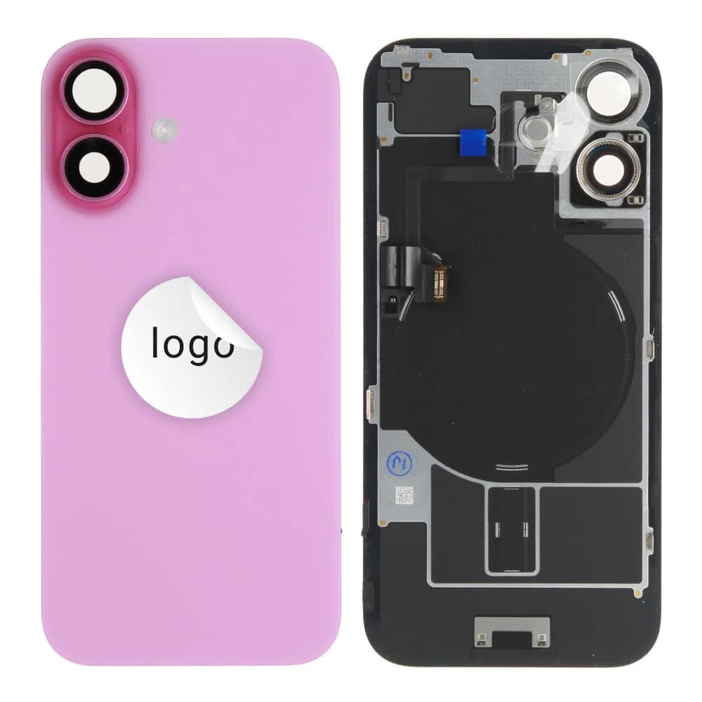 Back glass iPhone 16 - Pulled A - Pink