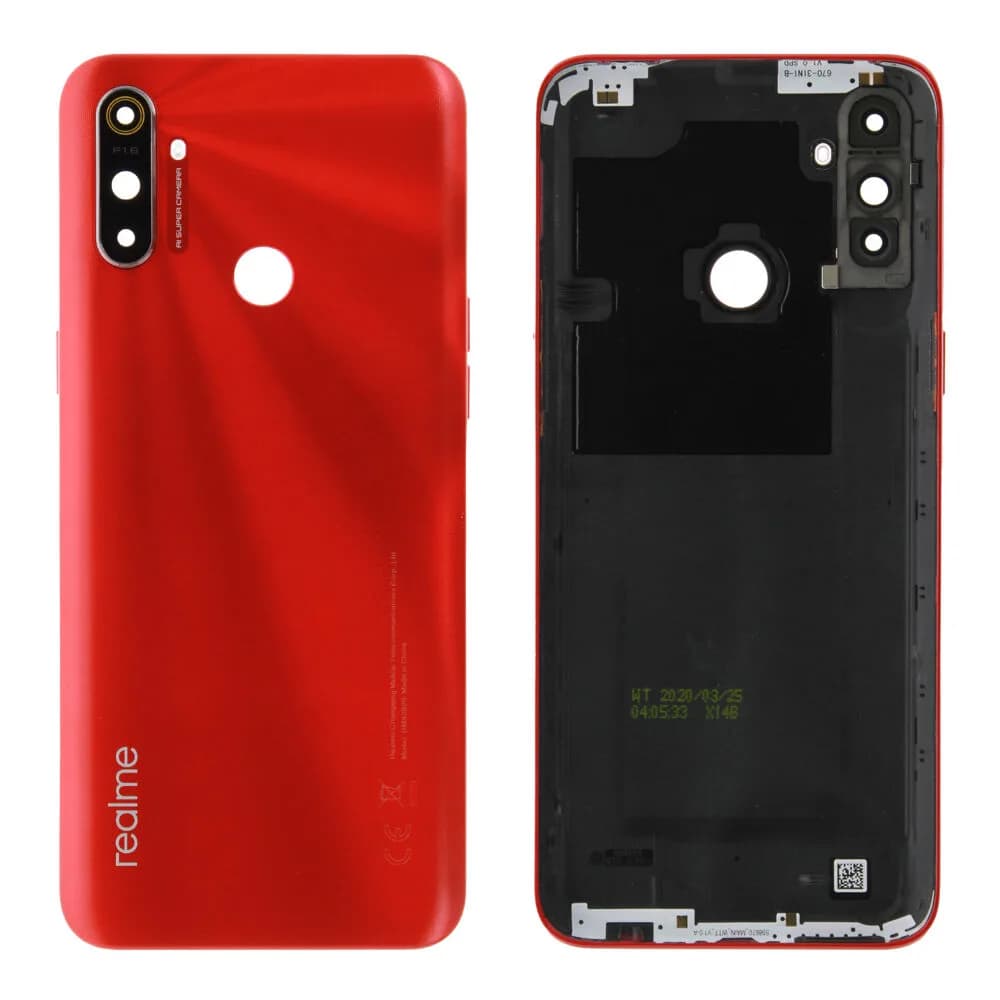 Rear cover Realme C3 - Original - Red