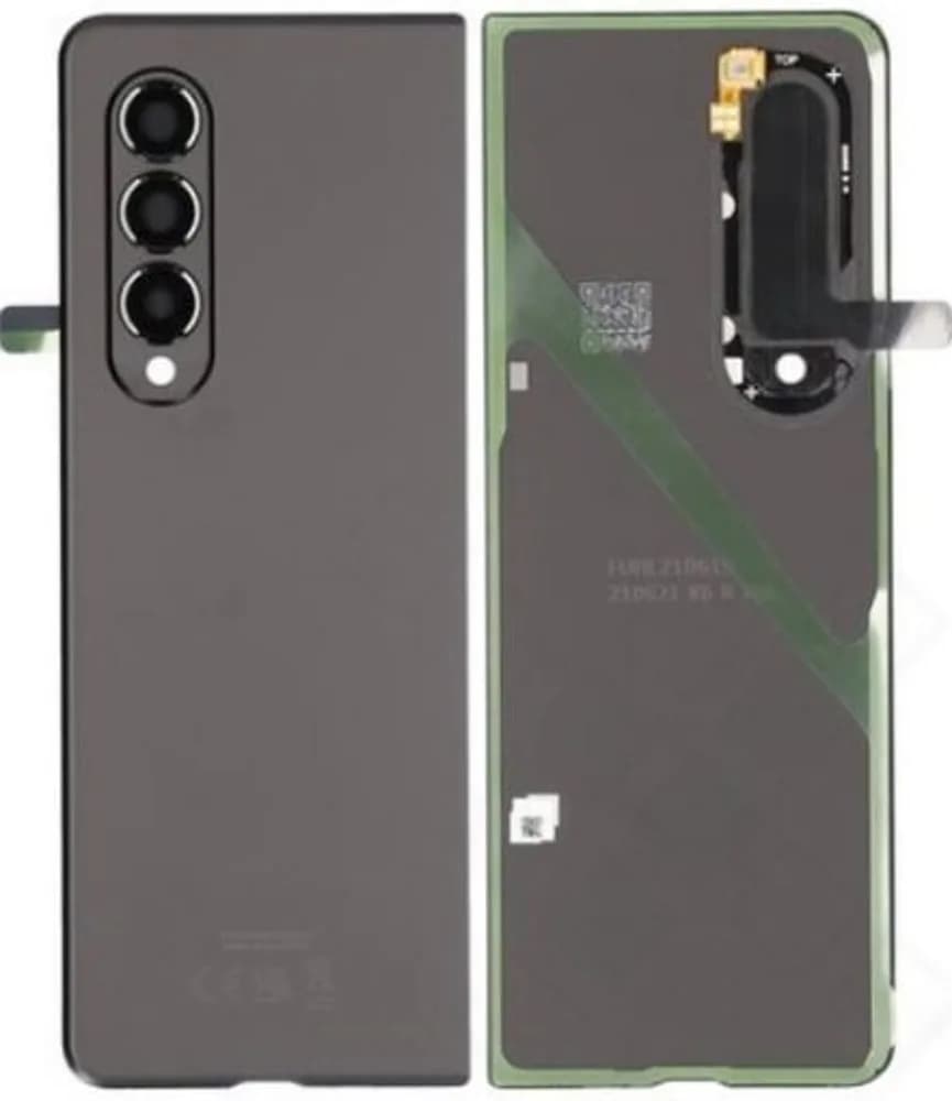 Rear cover Samsung Galaxy Z Fold3 (5G) - Original - Phantom Black