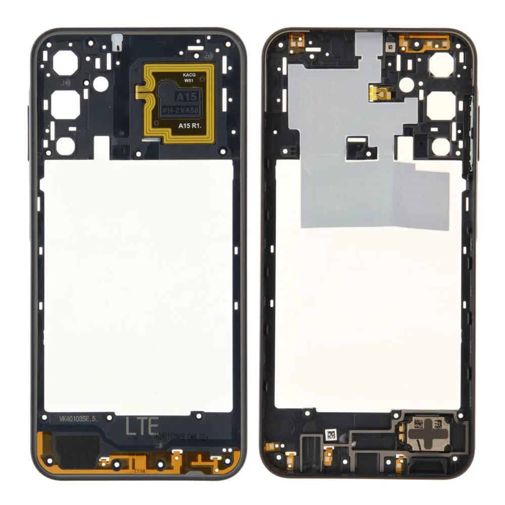Middle frame incl. speaker Samsung Galaxy A15 (4G) - Original - Black