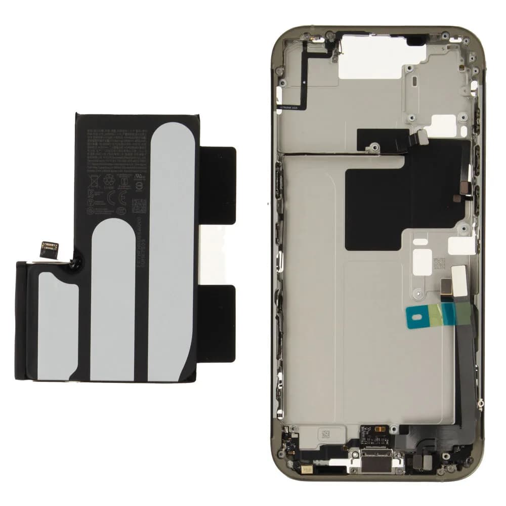 Middle frame incl. battery Apple iPhone 16 Pro Max - Original - Natural Titanium